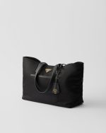 Prada Re-Edition 1978 Medium Re-Nylon and Saffiano Leather Tote Bag - Image 2
